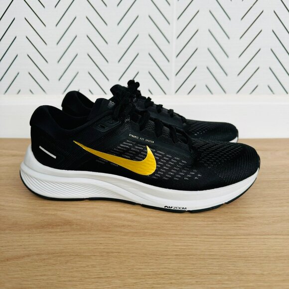 ❤️❤️Nike Air Zoom Structure 24 Sz 7.5 Womens Shoes Running Black Gold DA8570-003 - Picture 11 of 13